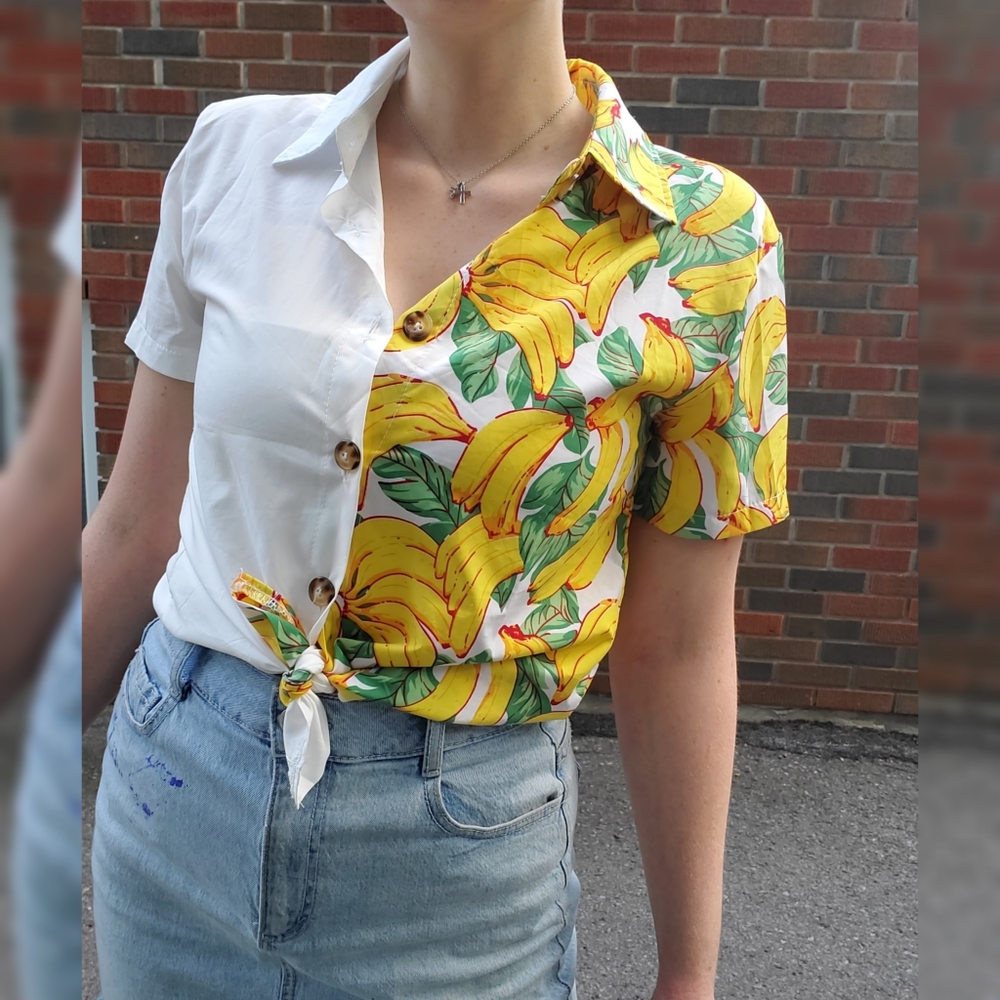 Banana Button Down Shirt